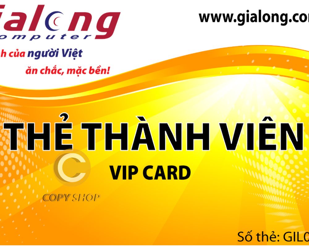 In thẻ thành viên tại TPHCM