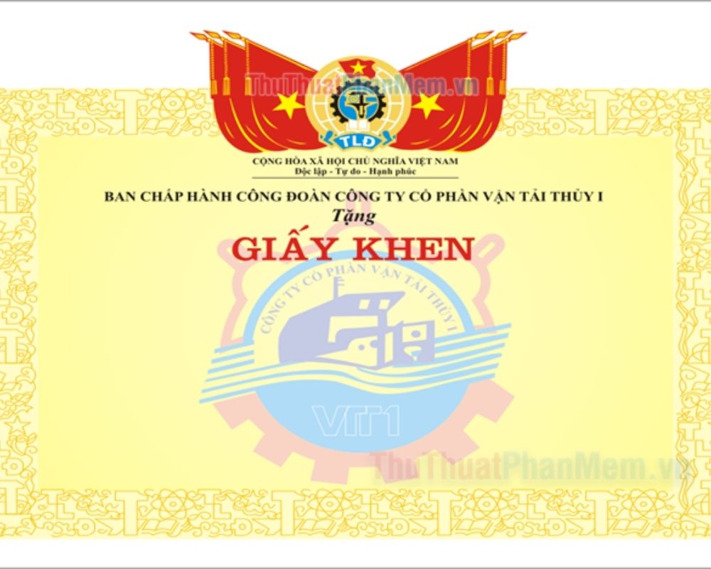 in giấy khen